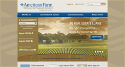 Desktop Screenshot of americanfarmmortgage.com