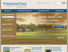 Tablet Screenshot of americanfarmmortgage.com